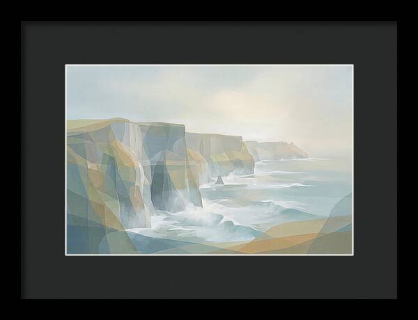 Dramatic Sea Cliffs And Waves