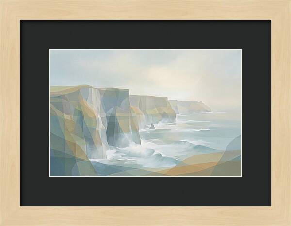 Dramatic Sea Cliffs And Waves