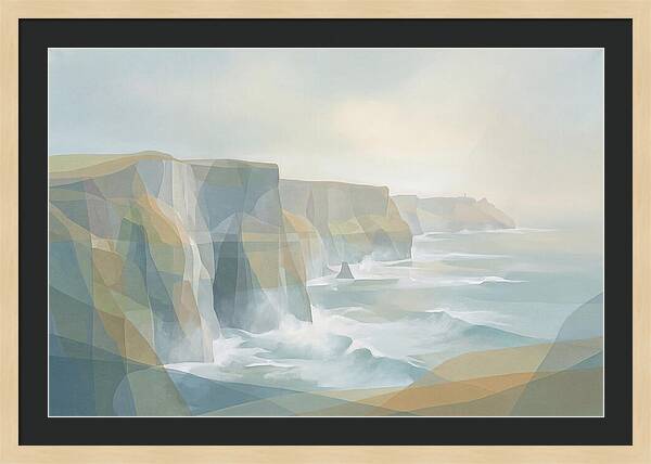 Dramatic Sea Cliffs And Waves
