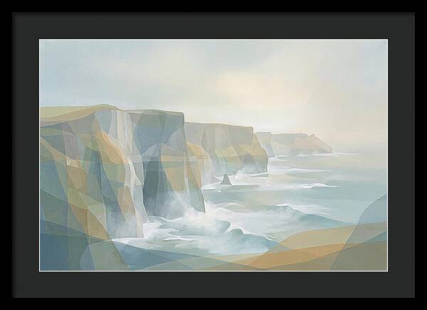 Dramatic Sea Cliffs And Waves
