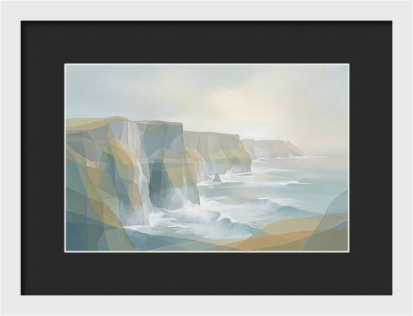 Dramatic Sea Cliffs And Waves