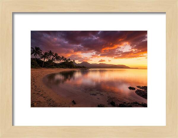 Dramatic Sunset Over Tranquil Waters