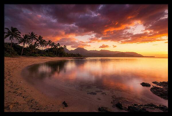 Dramatic Sunset Over Tranquil Waters