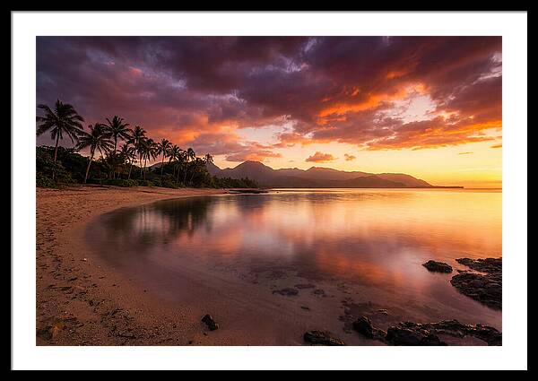 Dramatic Sunset Over Tranquil Waters