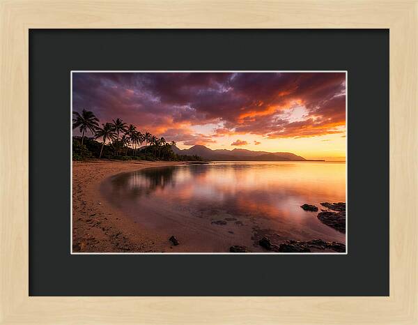 Dramatic Sunset Over Tranquil Waters