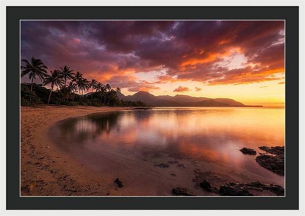 Dramatic Sunset Over Tranquil Waters