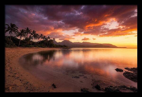 Dramatic Sunset Over Tranquil Waters
