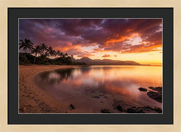 Dramatic Sunset Over Tranquil Waters