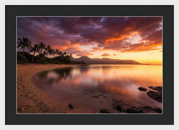 Dramatic Sunset Over Tranquil Waters