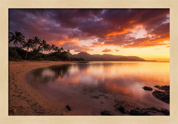Dramatic Sunset Over Tranquil Waters