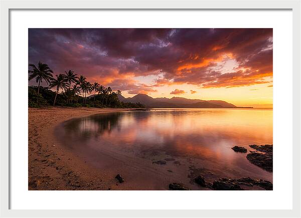 Dramatic Sunset Over Tranquil Waters