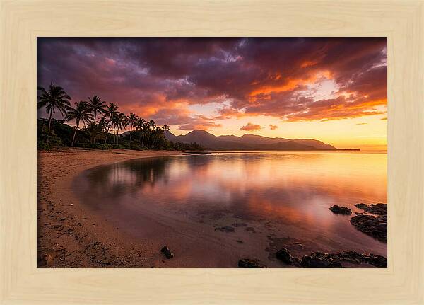 Dramatic Sunset Over Tranquil Waters