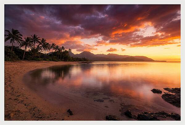 Dramatic Sunset Over Tranquil Waters