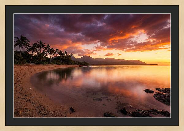 Dramatic Sunset Over Tranquil Waters