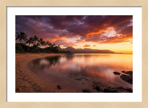 Dramatic Sunset Over Tranquil Waters