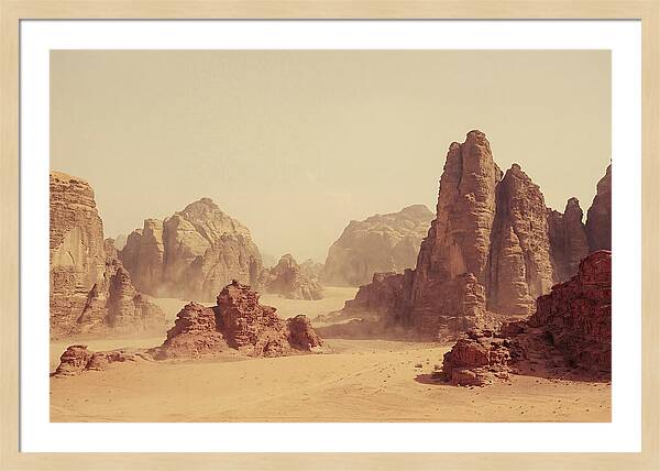 Dramatic Wadi Rum Landscape