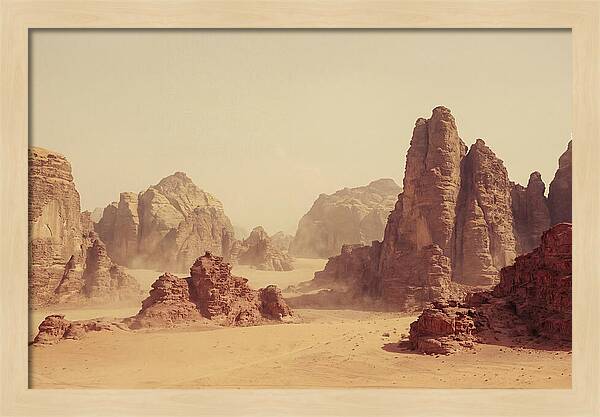 Dramatic Wadi Rum Landscape
