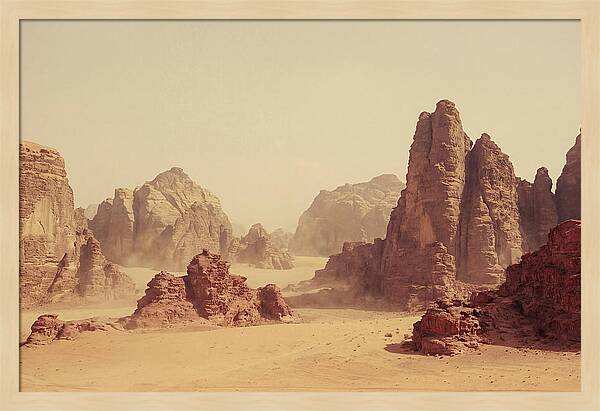 Dramatic Wadi Rum Landscape