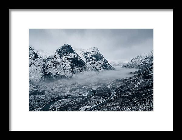 Dramatic Winter Landscape Of Glen Coe