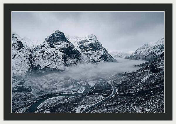 Dramatic Winter Landscape Of Glen Coe