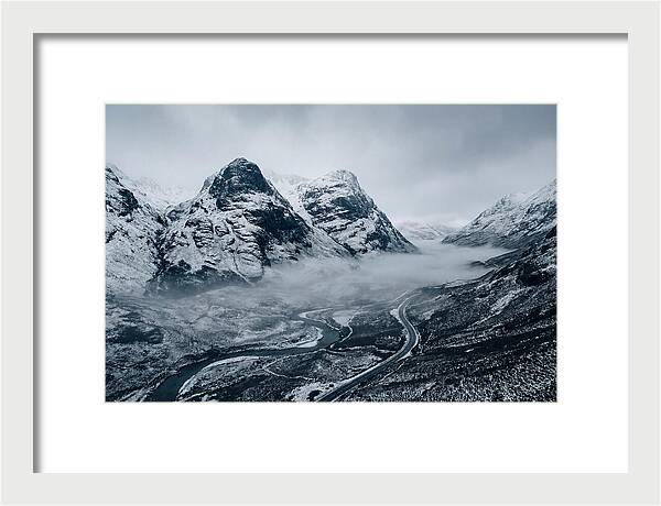 Dramatic Winter Landscape Of Glen Coe