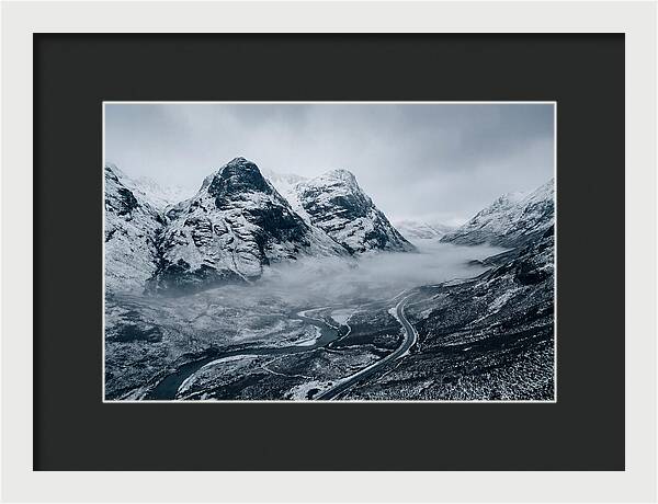 Dramatic Winter Landscape Of Glen Coe