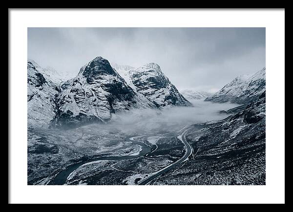 Dramatic Winter Landscape Of Glen Coe