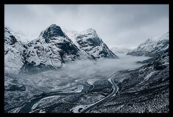 Dramatic Winter Landscape Of Glen Coe