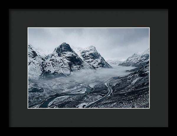 Dramatic Winter Landscape Of Glen Coe