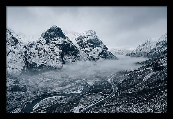 Dramatic Winter Landscape Of Glen Coe