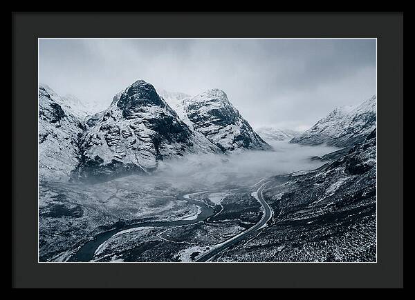 Dramatic Winter Landscape Of Glen Coe
