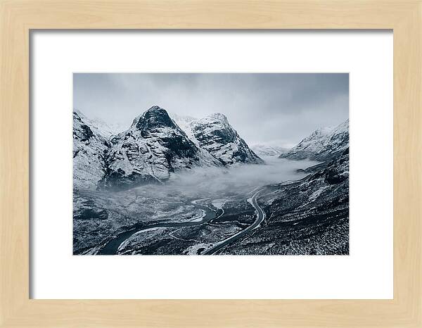 Dramatic Winter Landscape Of Glen Coe