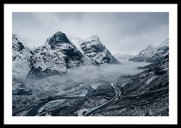 Dramatic Winter Landscape Of Glen Coe