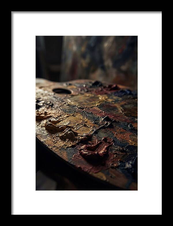 Dried Paint Palette Exploration