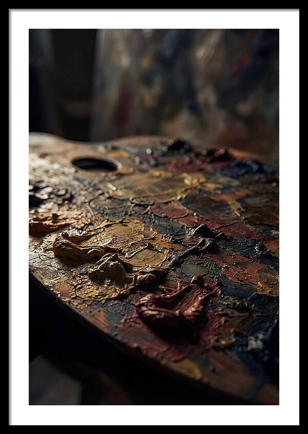 Dried Paint Palette Exploration