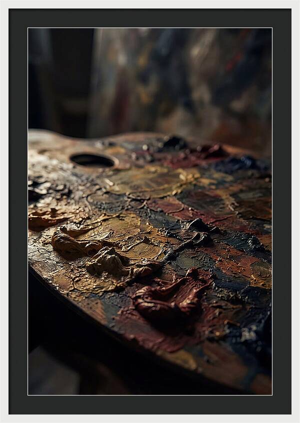 Dried Paint Palette Exploration