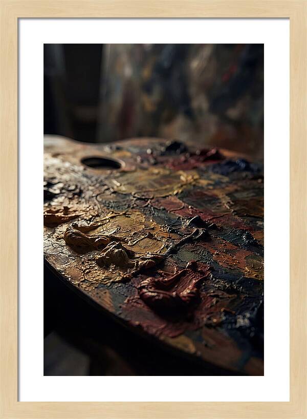 Dried Paint Palette Exploration