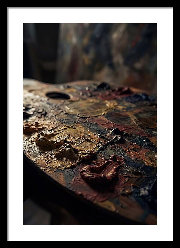 Dried Paint Palette Exploration