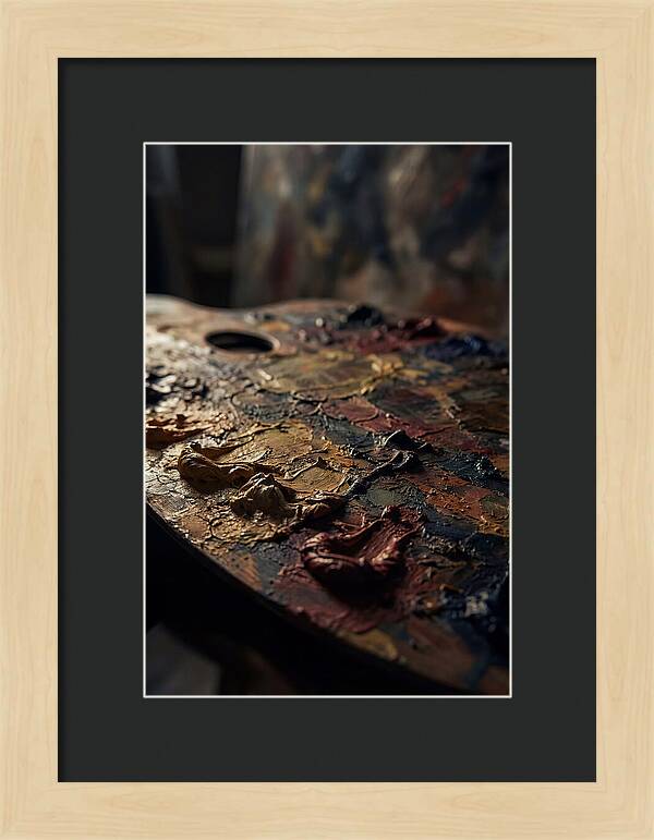 Dried Paint Palette Exploration
