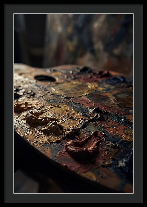 Dried Paint Palette Exploration
