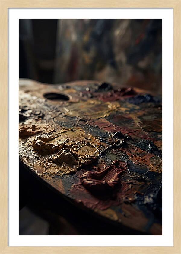 Dried Paint Palette Exploration