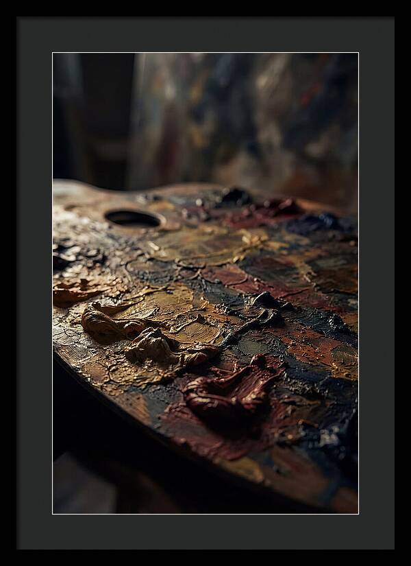 Dried Paint Palette Exploration
