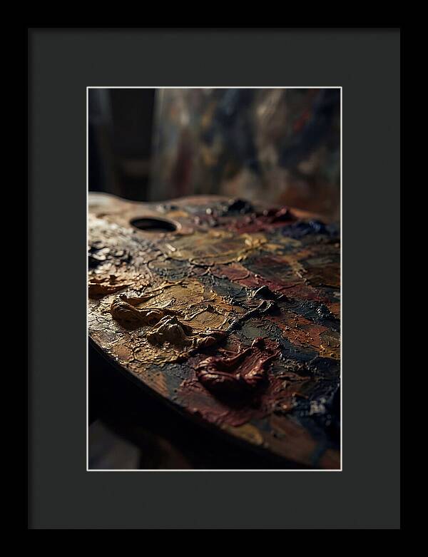 Dried Paint Palette Exploration