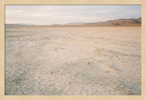 Dried Playa Lake Landscape