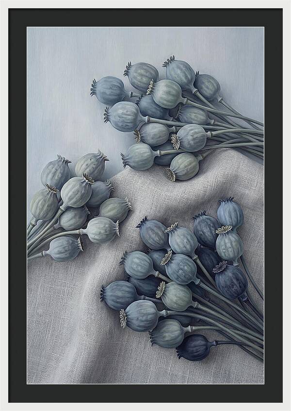 Dried Poppy Seed Heads Arrangement