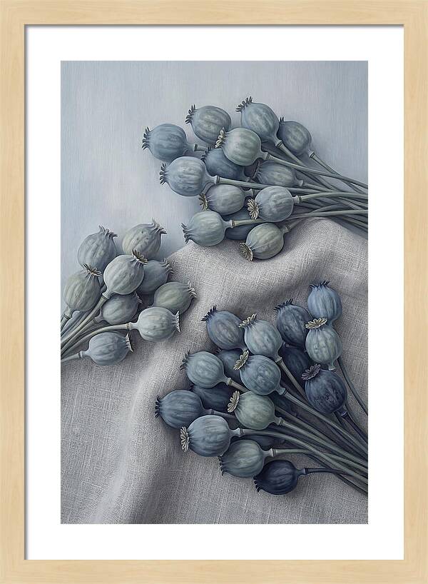 Dried Poppy Seed Heads Arrangement