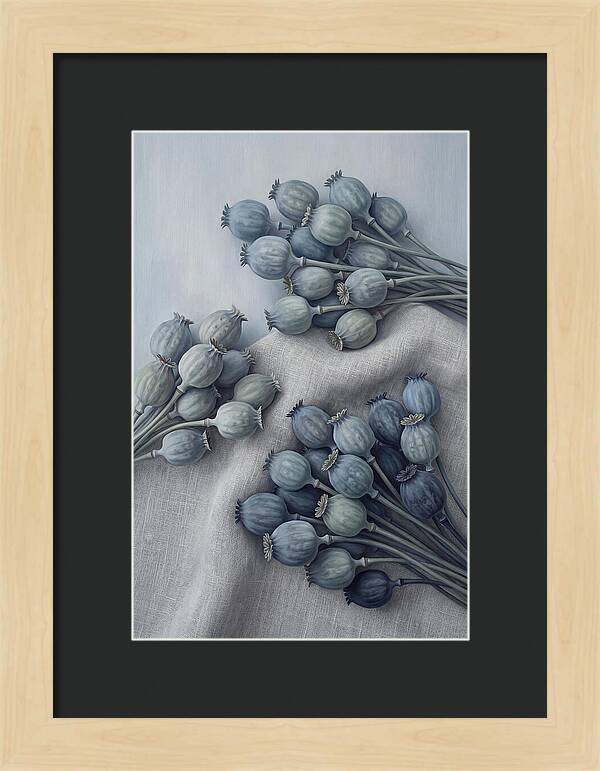 Dried Poppy Seed Heads Arrangement