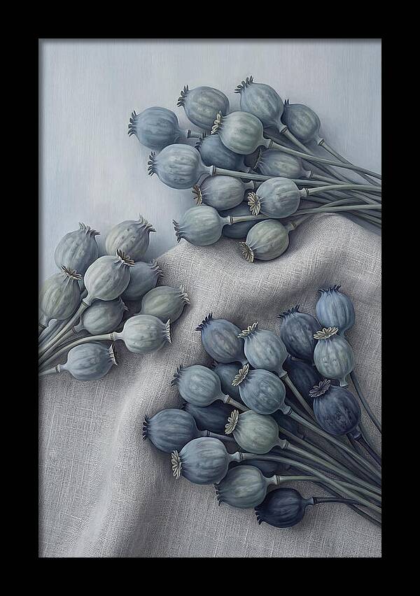 Dried Poppy Seed Heads Arrangement