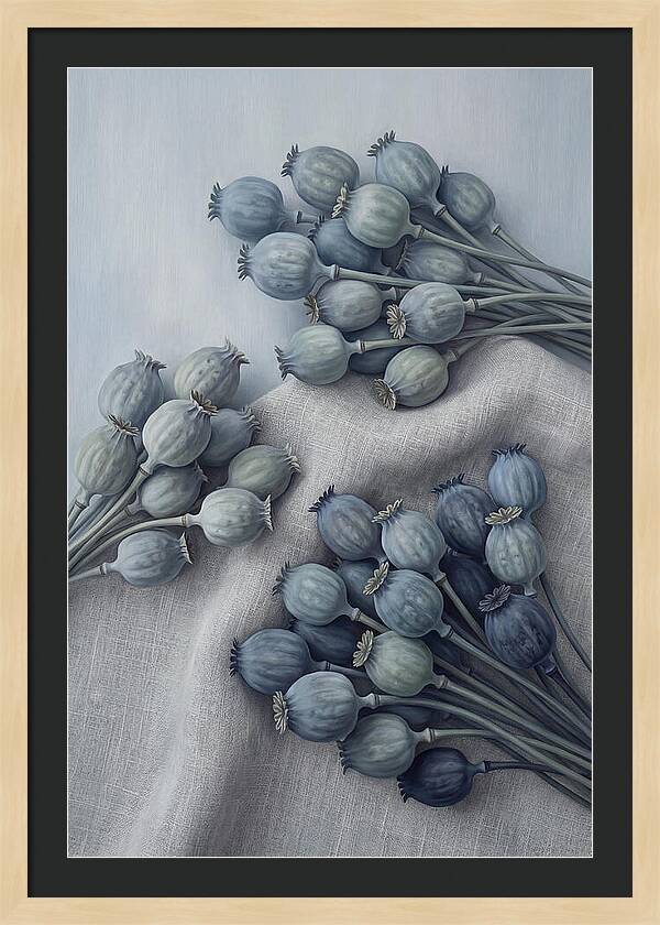 Dried Poppy Seed Heads Arrangement
