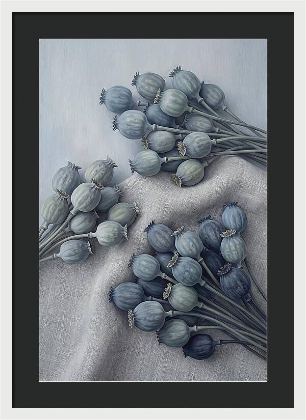 Dried Poppy Seed Heads Arrangement